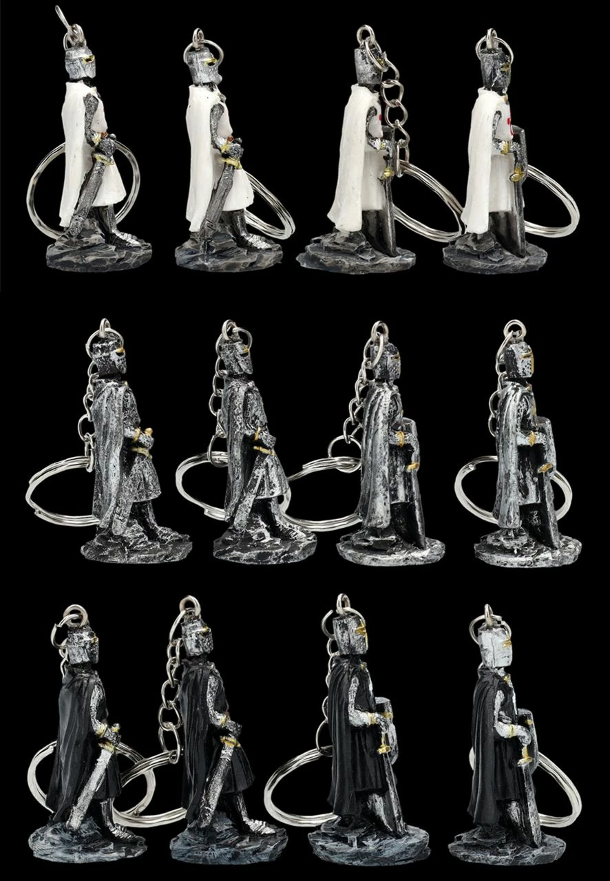 Schlüsselanhänger - Kreuzritter 12er Set – Bild 4