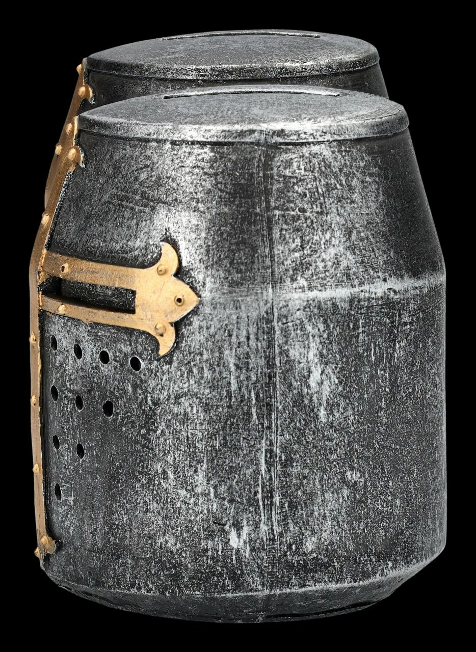 Spardose - Kreuzritterhelm 2er Set – Bild 4