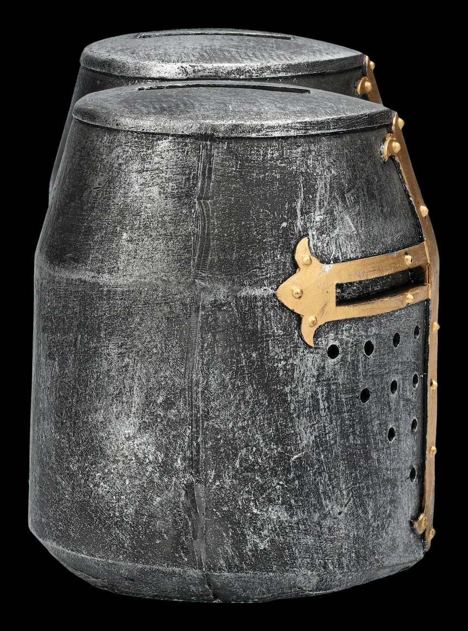 Spardose - Kreuzritterhelm 2er Set – Bild 6