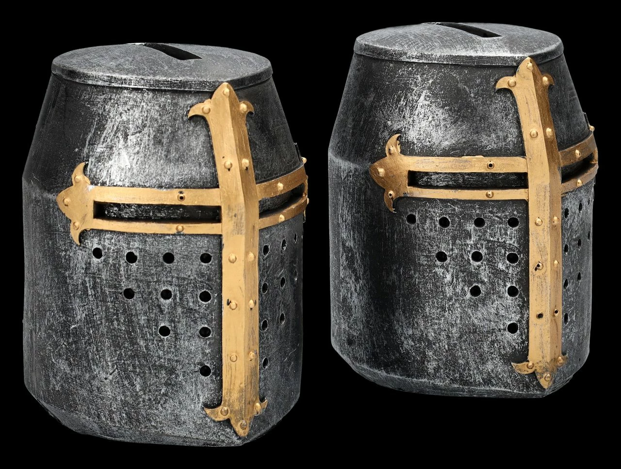 Spardose - Kreuzritterhelm 2er Set – Bild 2