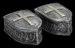 Schatulle - Kreuzritter Schild 2er Set