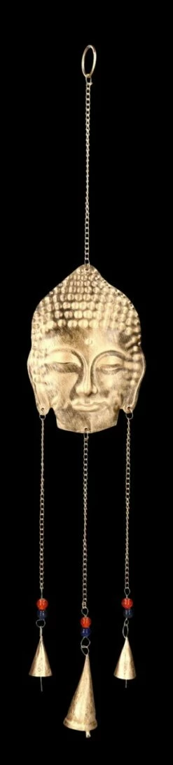 Windspiel - Buddha Kopf Mit Glocken