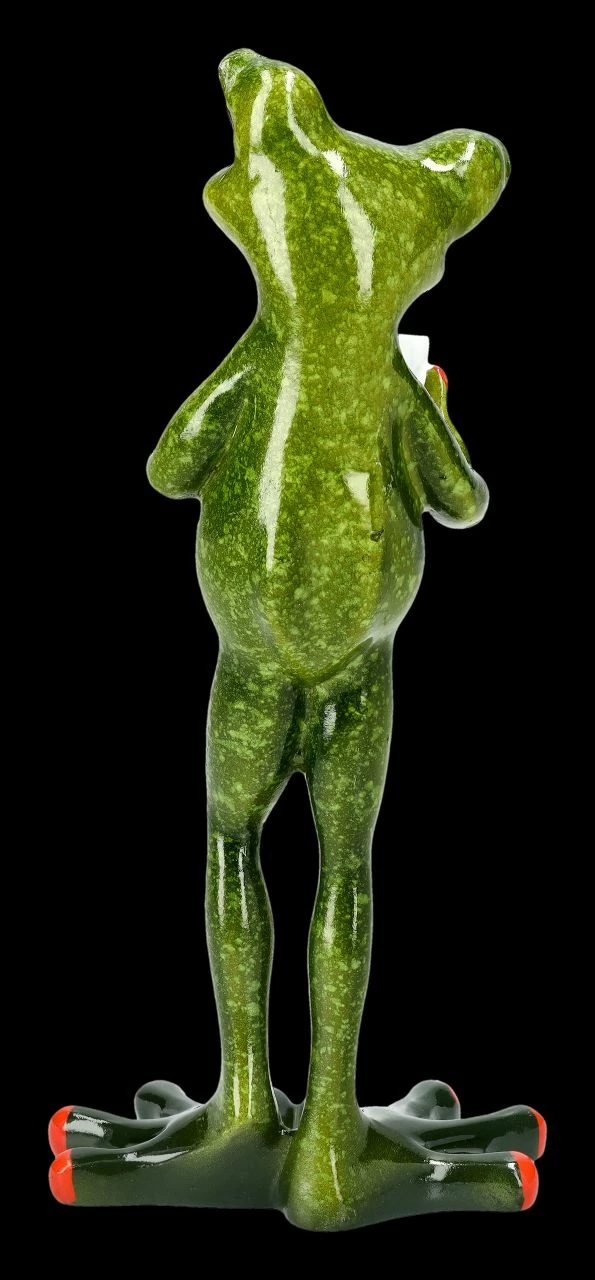 Lustige Frosch Figur - Kaffeepause – Bild 5