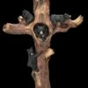 Wandrelief Kreuz - Schwarzbären Auf Baum