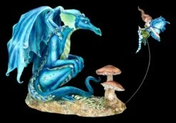 Elfen Figur Mit Drache - Close Encounter