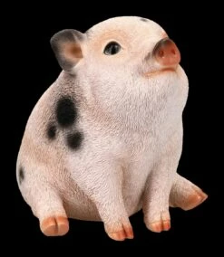 Schweine Figur - Geflecktes Schweinchen Baby