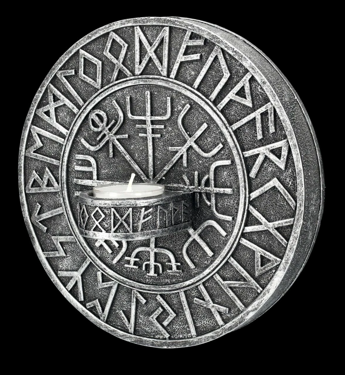 Wand Teelichthalter - Wikinger Kompass Vegvisir – Bild 7