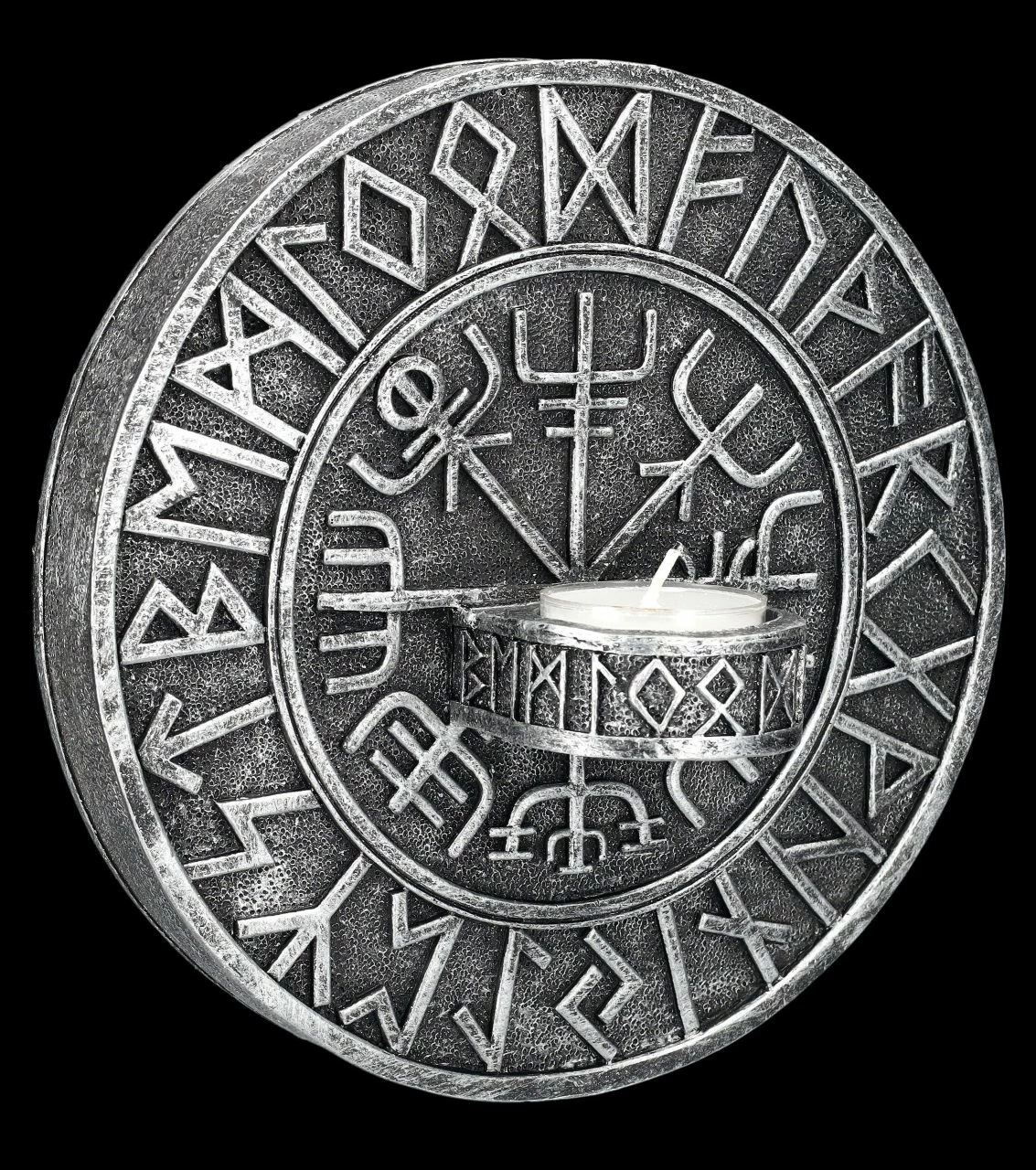 Wand Teelichthalter - Wikinger Kompass Vegvisir – Bild 6
