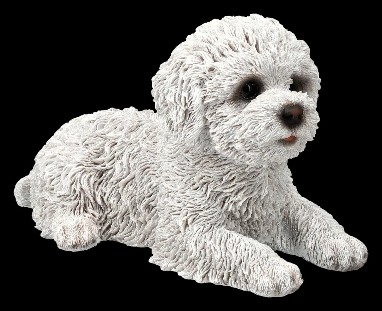 Bichon Frise Welpe Figur Liegend – Bild 2