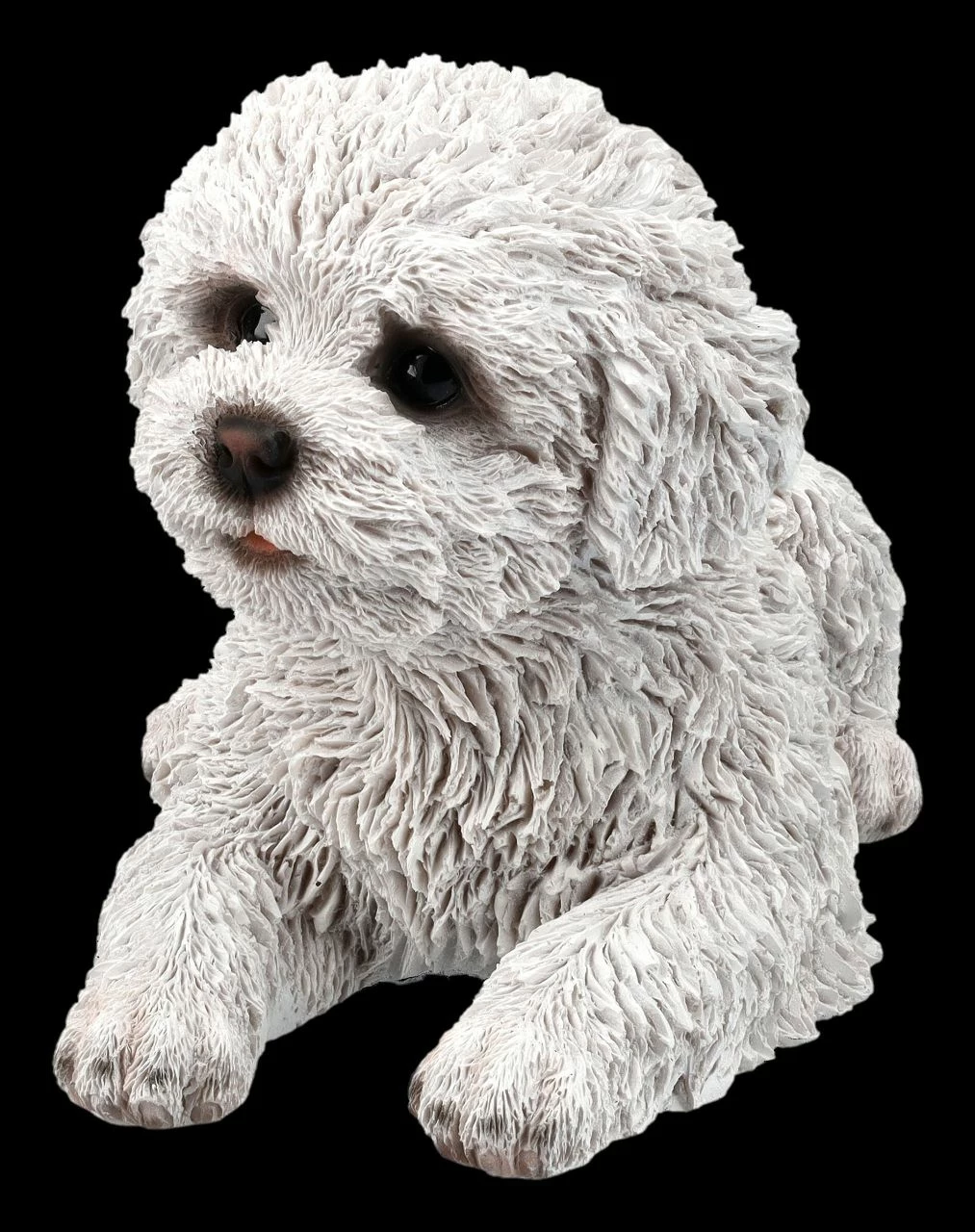 Bichon Frise Welpe Figur Liegend – Bild 6