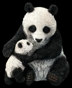 Panda Figur - Mutter Mit Baby
