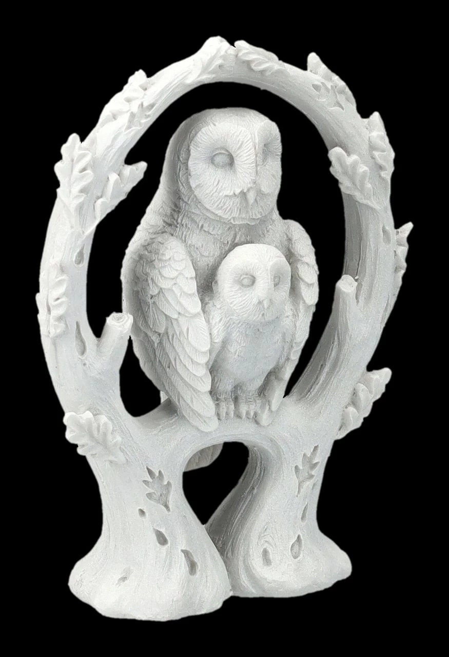 Eulen Figur Weiß - Embrace – Bild 2