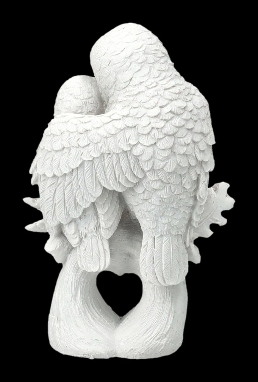 Eulen Figur Weiß - Love – Bild 5