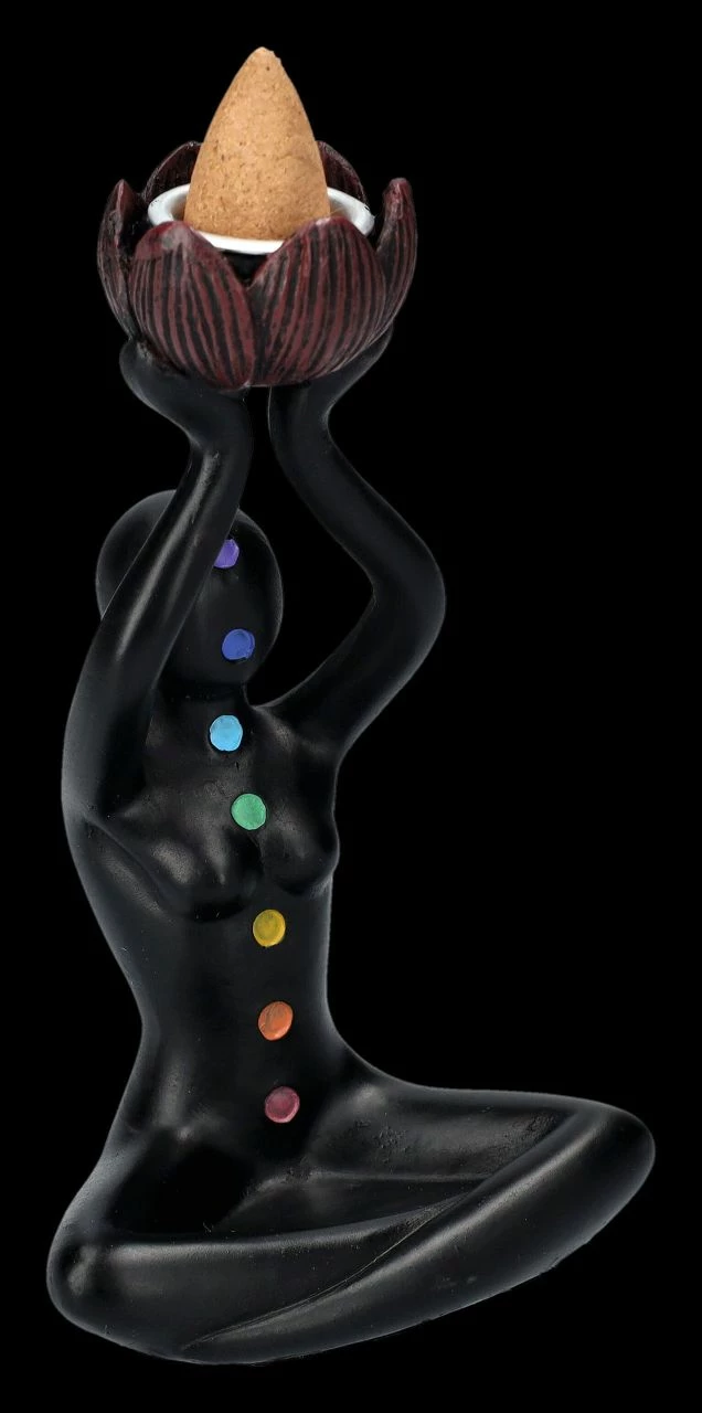 Backflow Räucherhalter - Chakra Figur – Bild 3