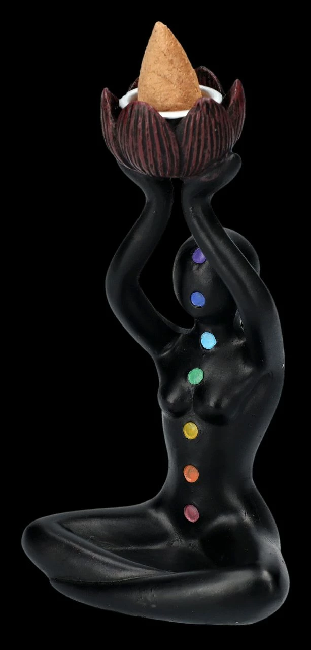 Backflow Räucherhalter - Chakra Figur – Bild 7