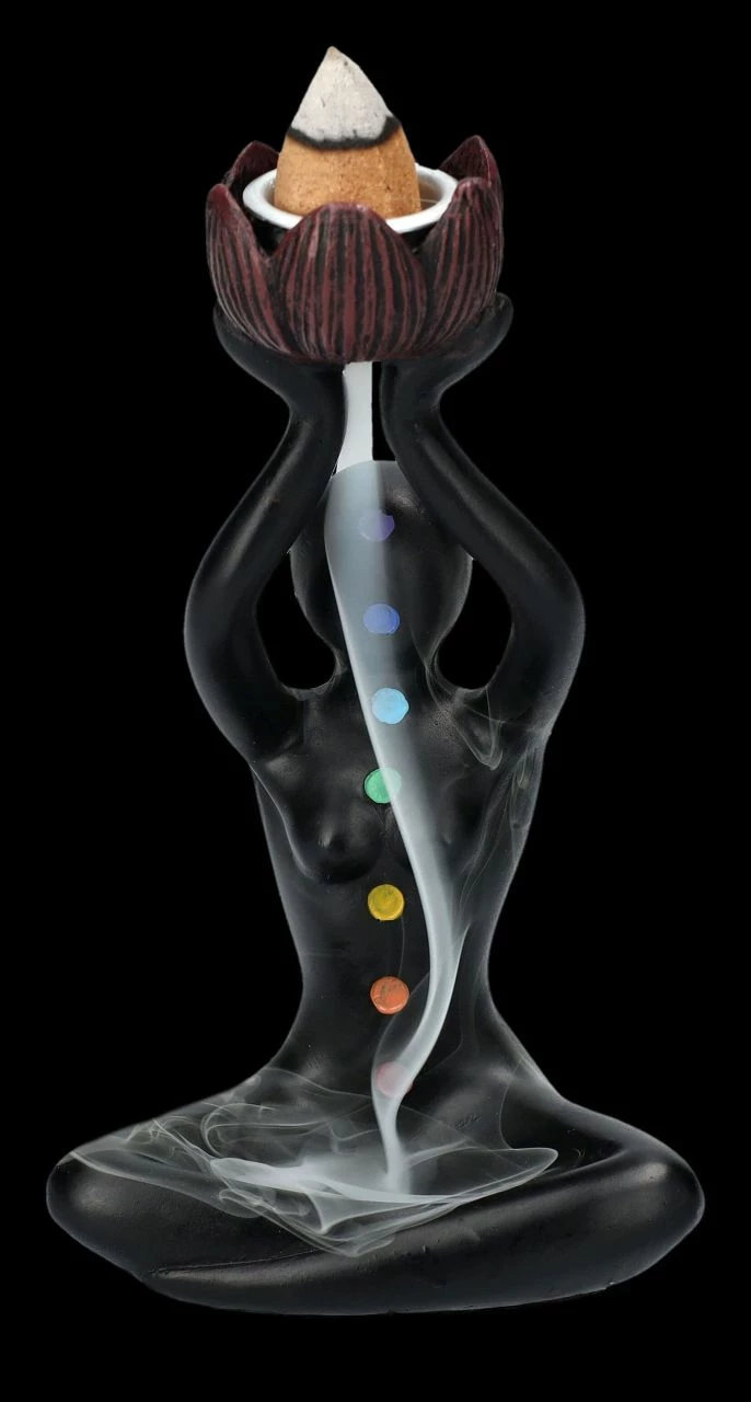 Backflow Räucherhalter - Chakra Figur – Bild 2