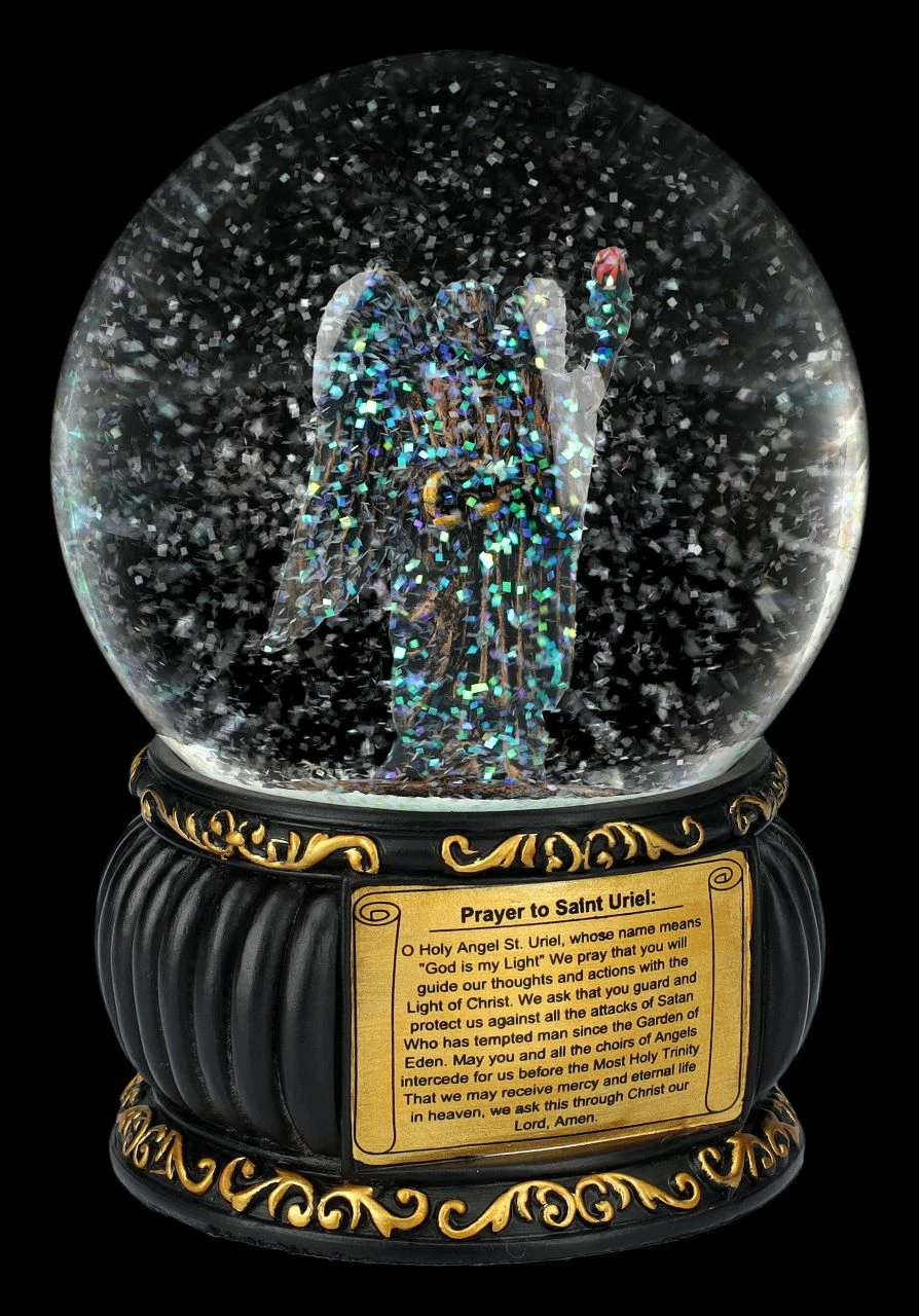 Schneekugel - Erzengel Uriel – Bild 3