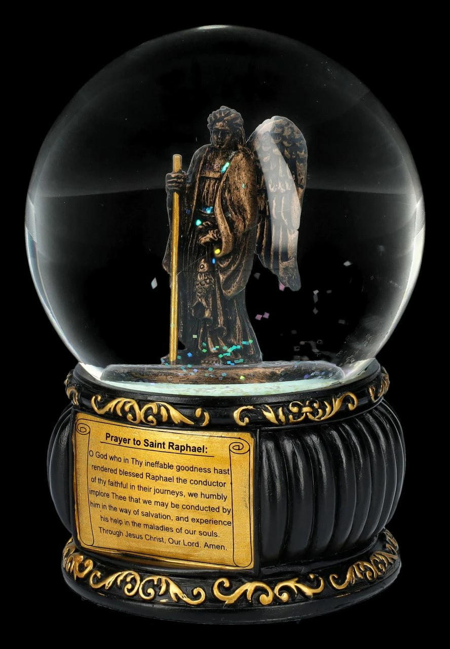 Schneekugel - Erzengel Raphael – Bild 6