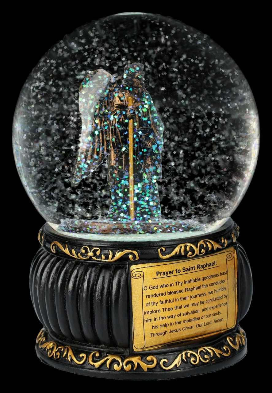 Schneekugel - Erzengel Raphael – Bild 2