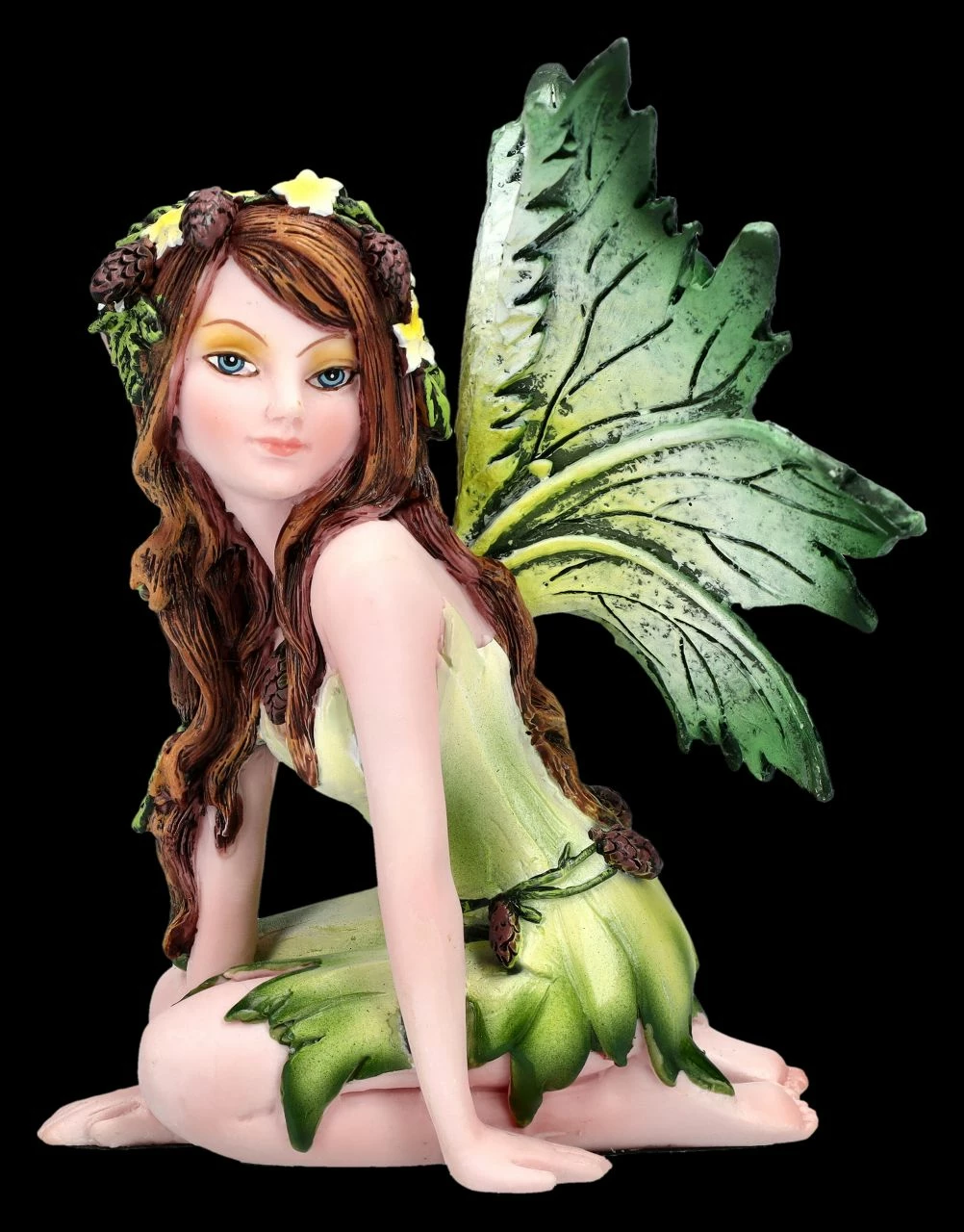 Elfen Figur - Moni In Grünem Kleid