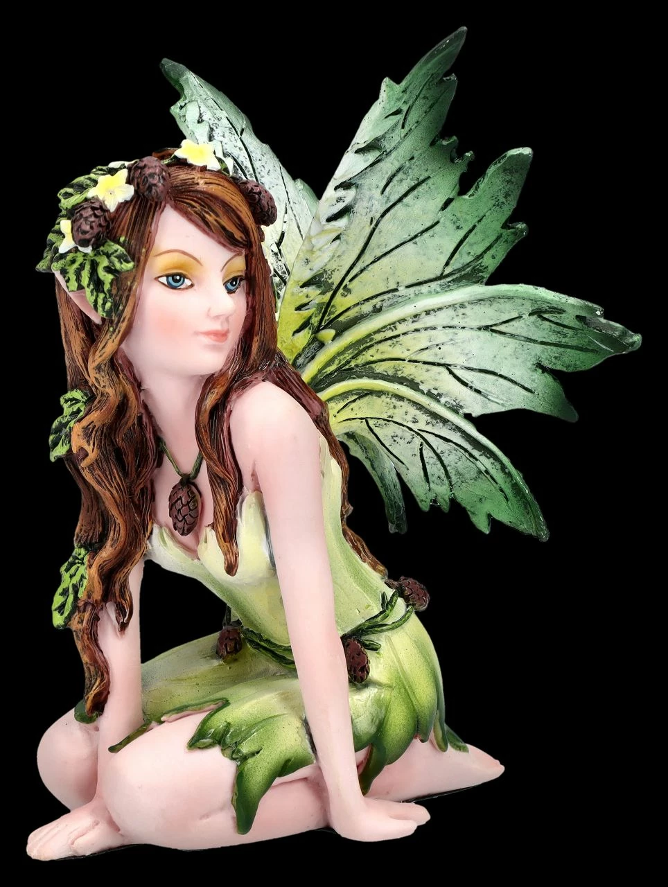 Elfen Figur - Moni In Grünem Kleid – Bild 2