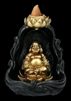 Rückfluss-Räucherhalter - Buddha Mit Lotus