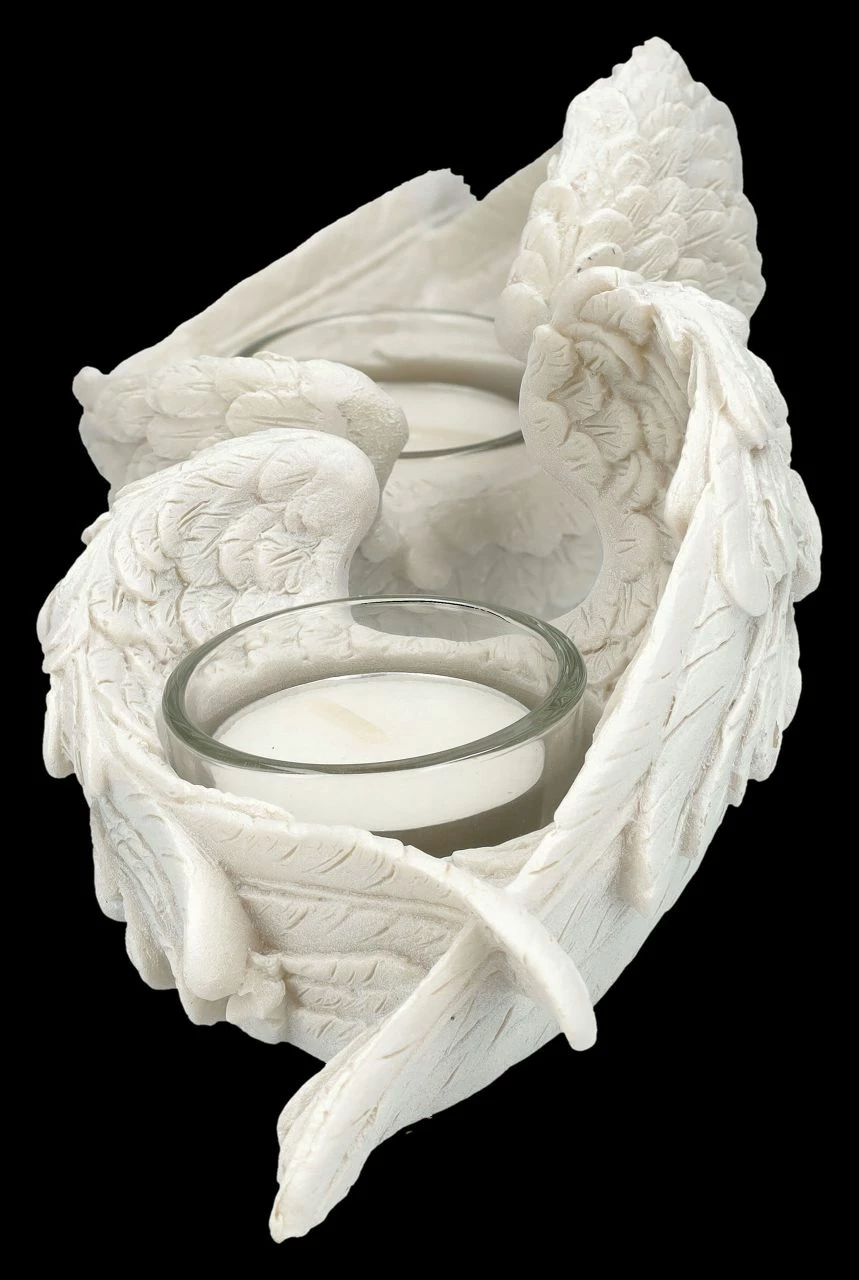 Teelichthalter - Engelsflügel 2er Set – Bild 3