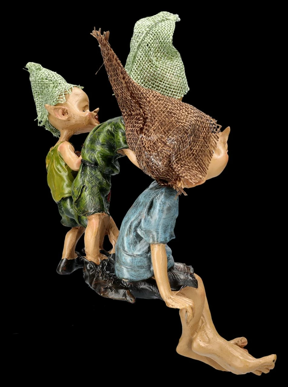 Pixie Kobold Figur - Kantenhocker Flüsterpost – Bild 5