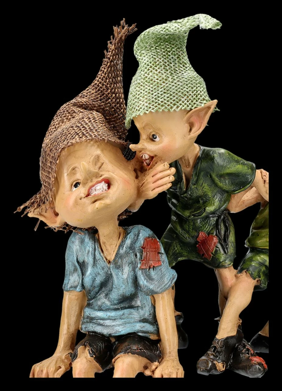 Pixie Kobold Figur - Kantenhocker Flüsterpost – Bild 7