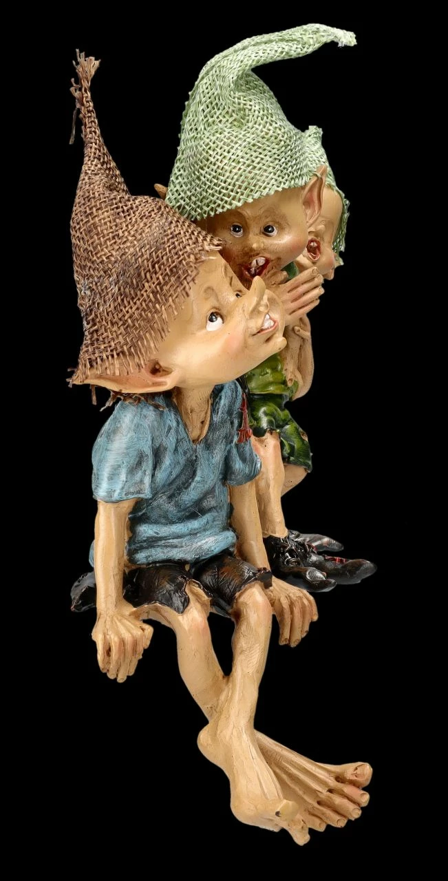 Pixie Kobold Figur - Kantenhocker Flüsterpost – Bild 4