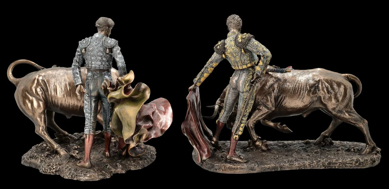 Torero Figuren Set - Matadoren Beim Stierkampf – Bild 5