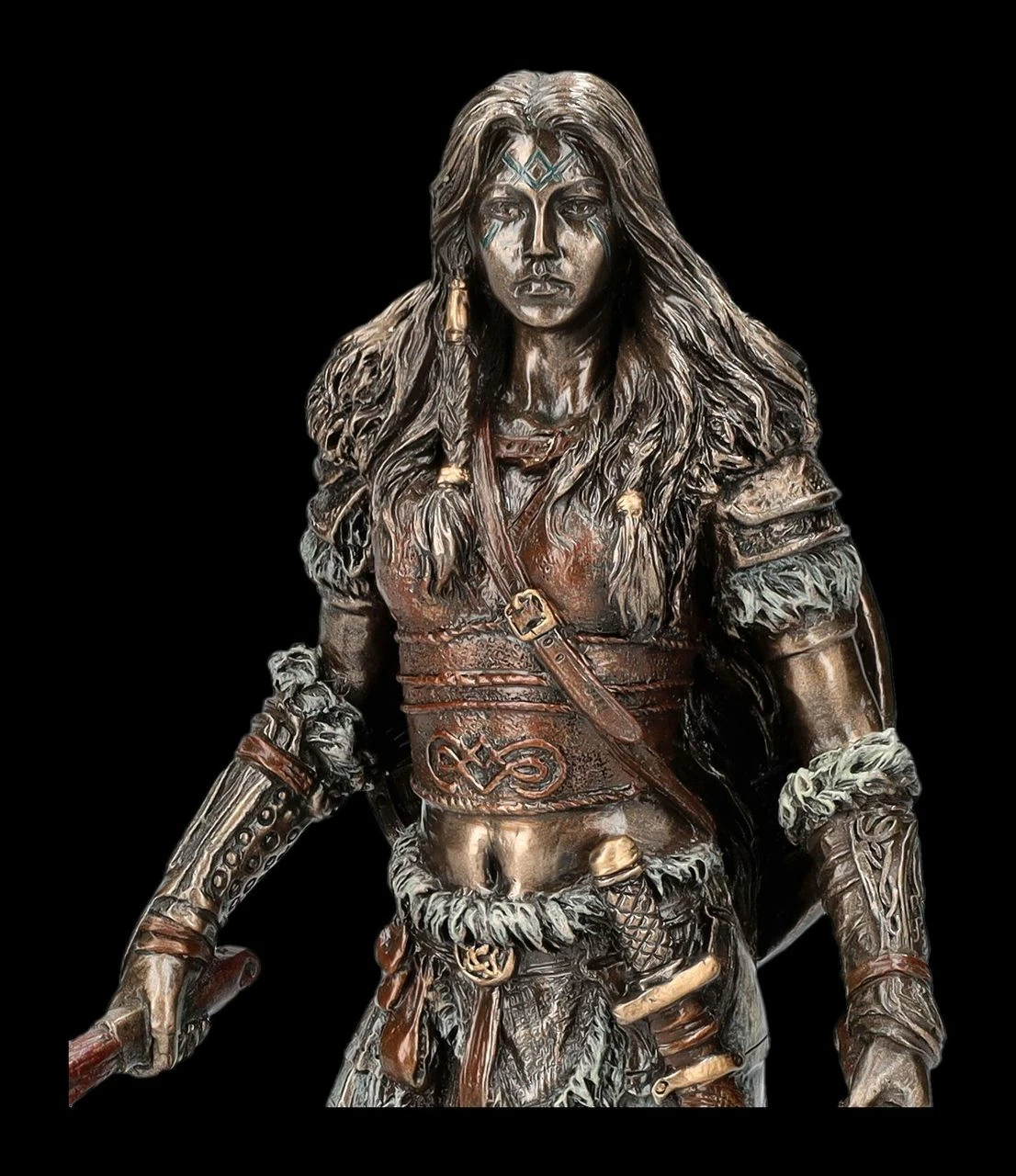 Wikingerin Figur - Brynhild Mit Zwei Äxten – Bild 7