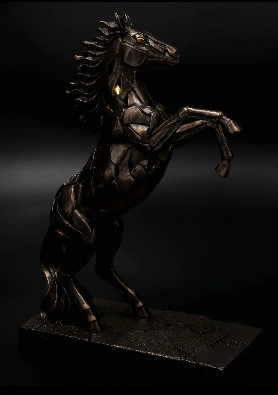 Pferde Figur LED - Abstraktes Aufbäumen – Bild 7