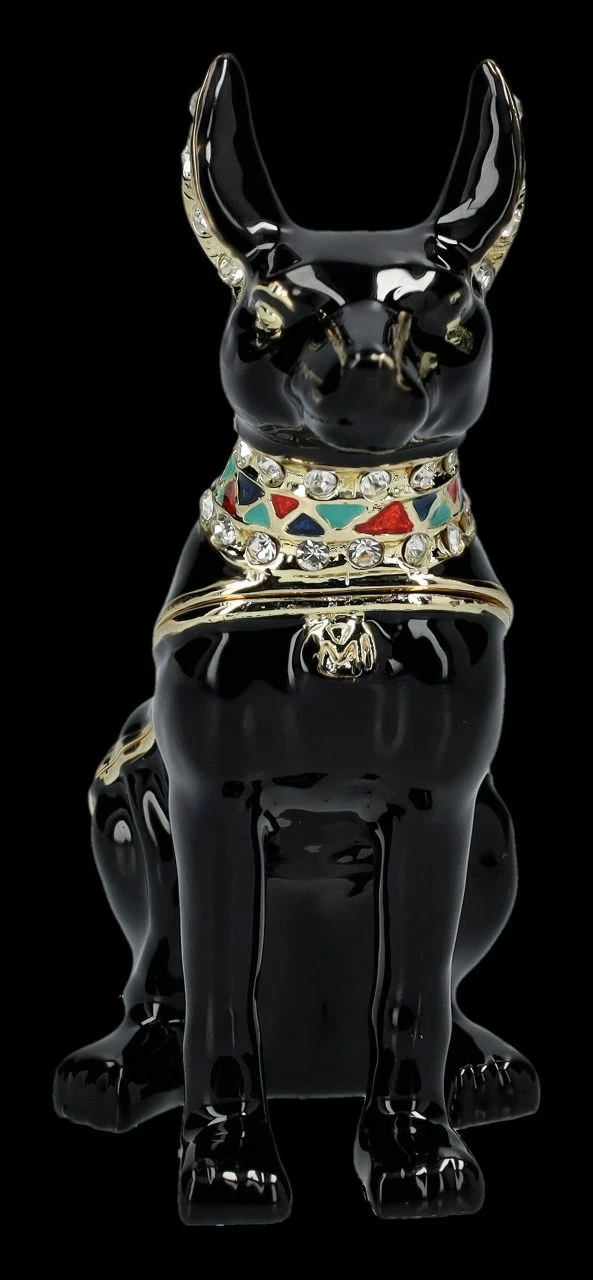 Anubis Figur Als Verzierte Schmuckdose – Bild 3