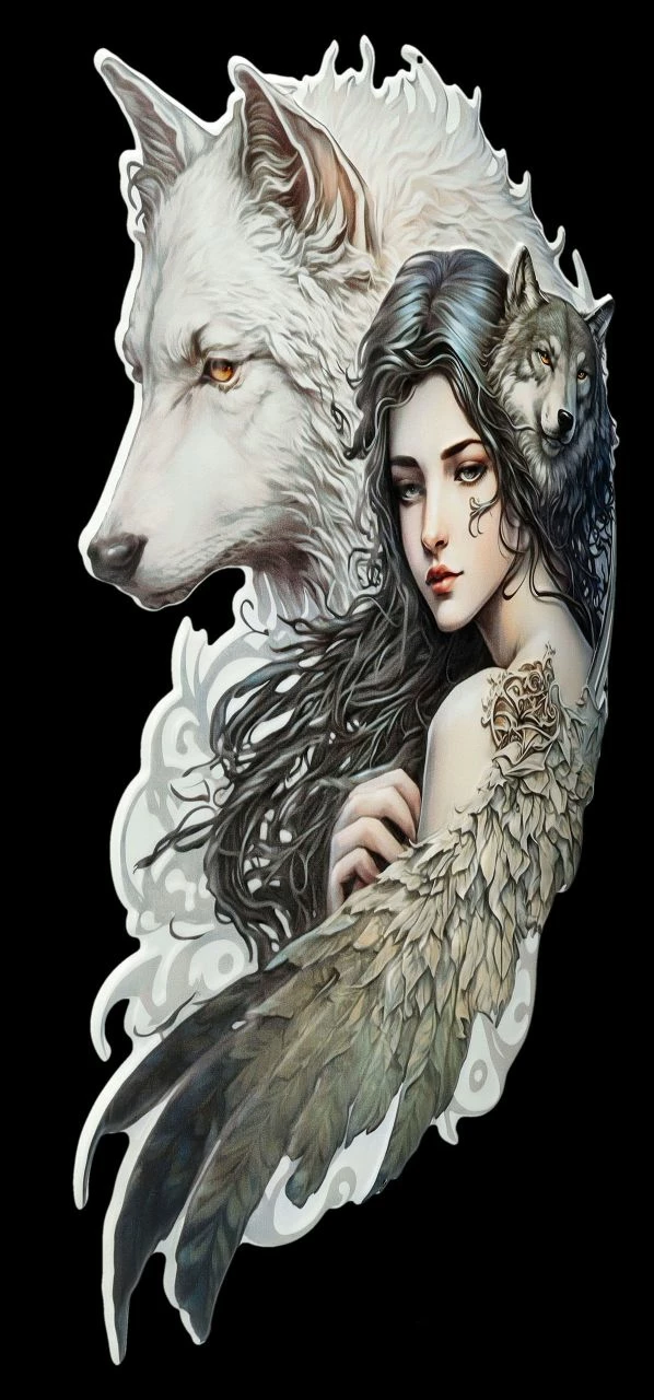 Blechschild - Kiegerin Des Lichtes Mit Flügeln – Bild 3