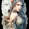 Blechschild - Wolfs Prinzessin