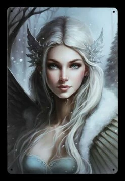 Blechschild - Königin Des Winters