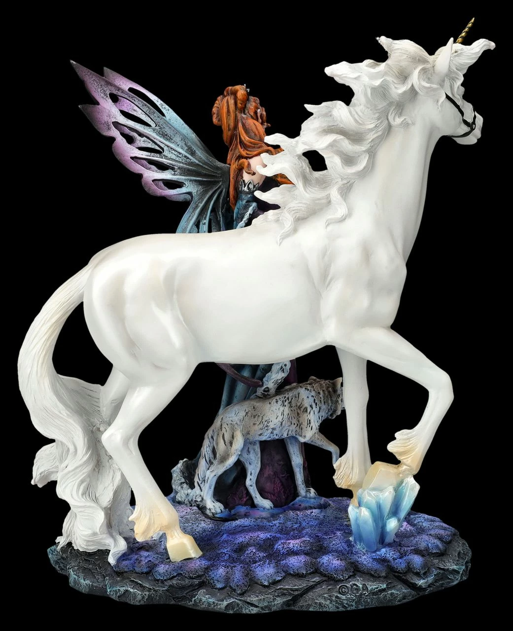 Elfenfigur - Maela Mit Einhorn Und Wolf – Bild 4