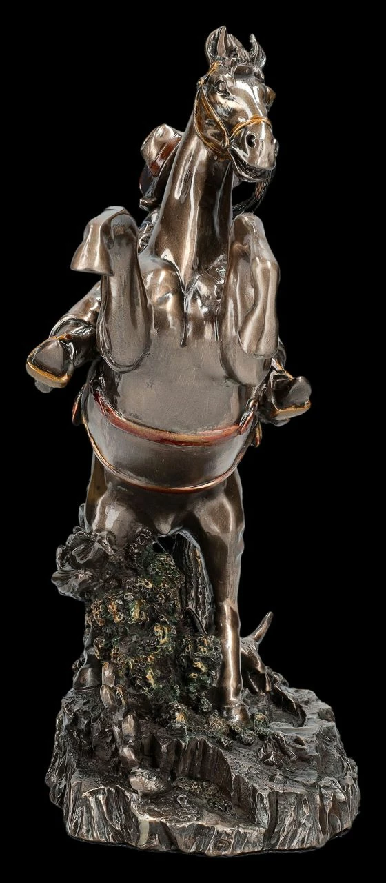 Cowboy Figur Mit Lasso Auf Pferd – Bild 5