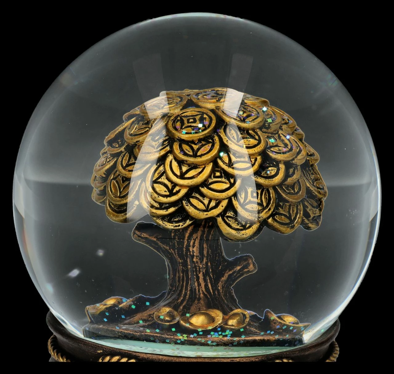 Schneekugel Feng Shui - Geldbaum – Bild 8