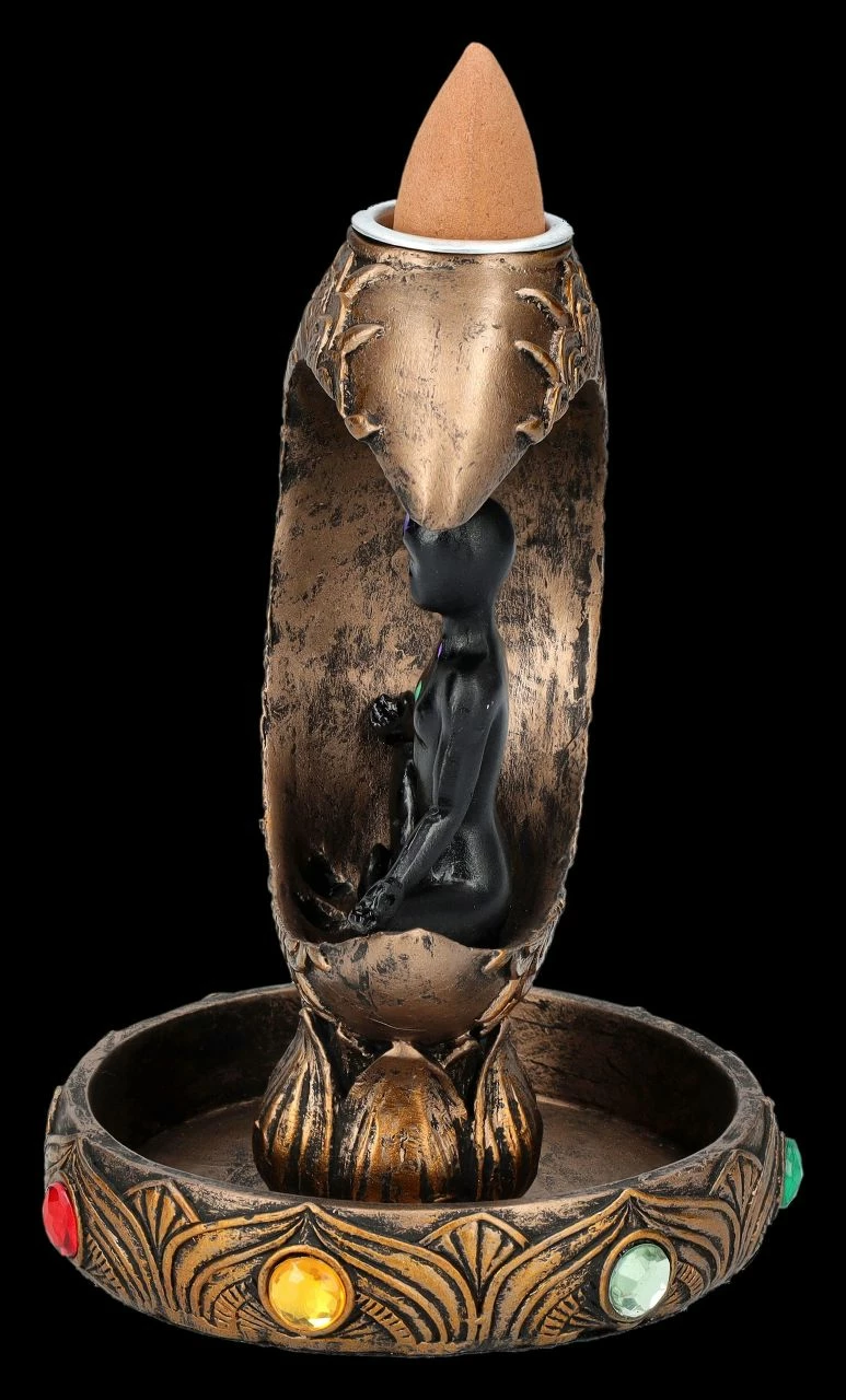 Rückfluss-Räucherhalter - Chakra Mond – Bild 4