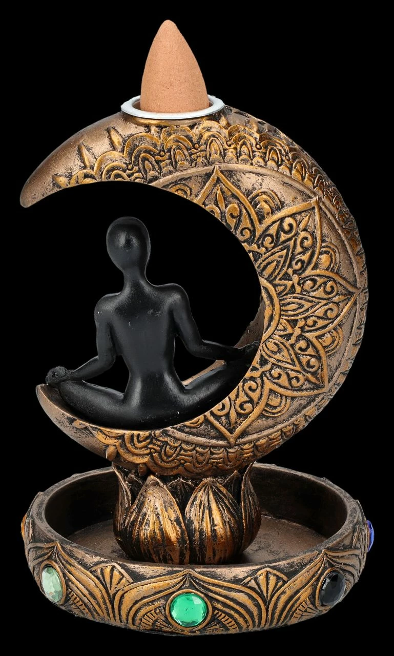 Rückfluss-Räucherhalter - Chakra Mond – Bild 5