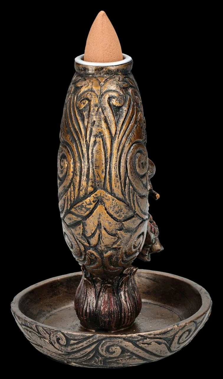 Rückfluss-Räucherhalter - Ganesha Mond – Bild 4