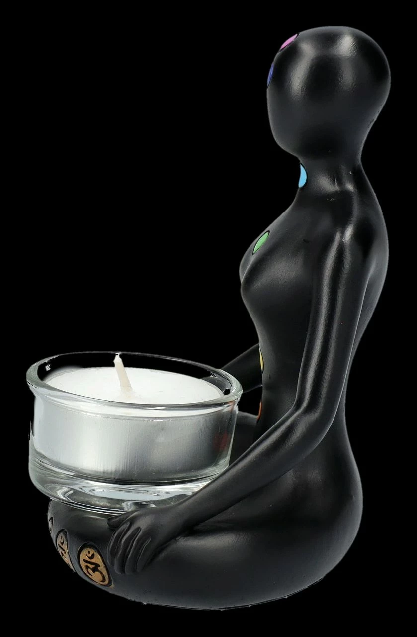 Teelichthalter - Chakra Yoga – Bild 6