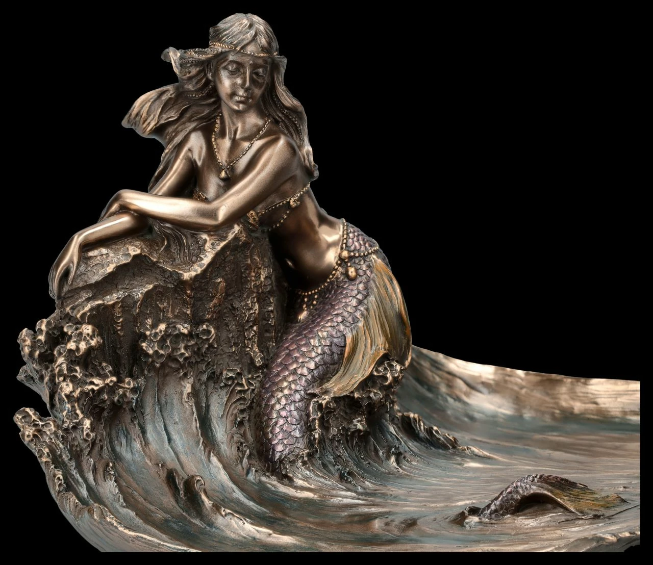 Schale - Meerjungfrau Lehnt An Fels – Bild 7