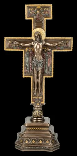 Tischkreuz - Kreuz Von San Damiano - Kruzifix Mit Jesus