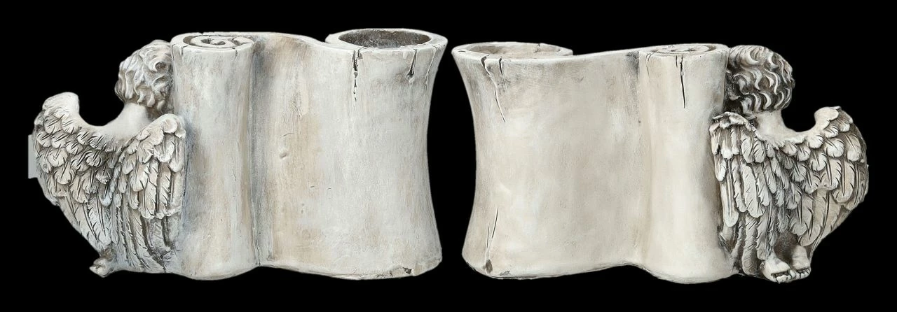 Grabengel Figuren Set Mit Vase – Bild 4