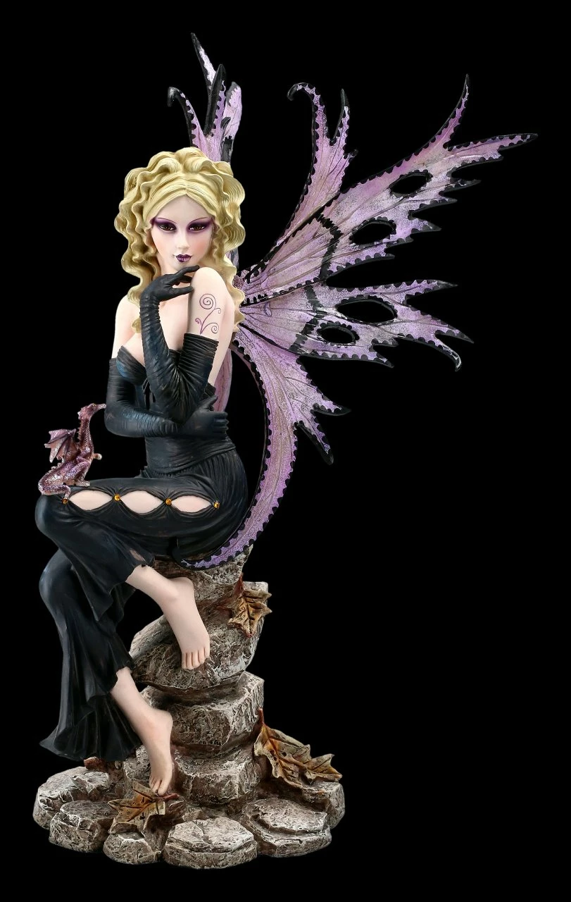 Große Elfen Figur - Liliana Mit Drache – Bild 2