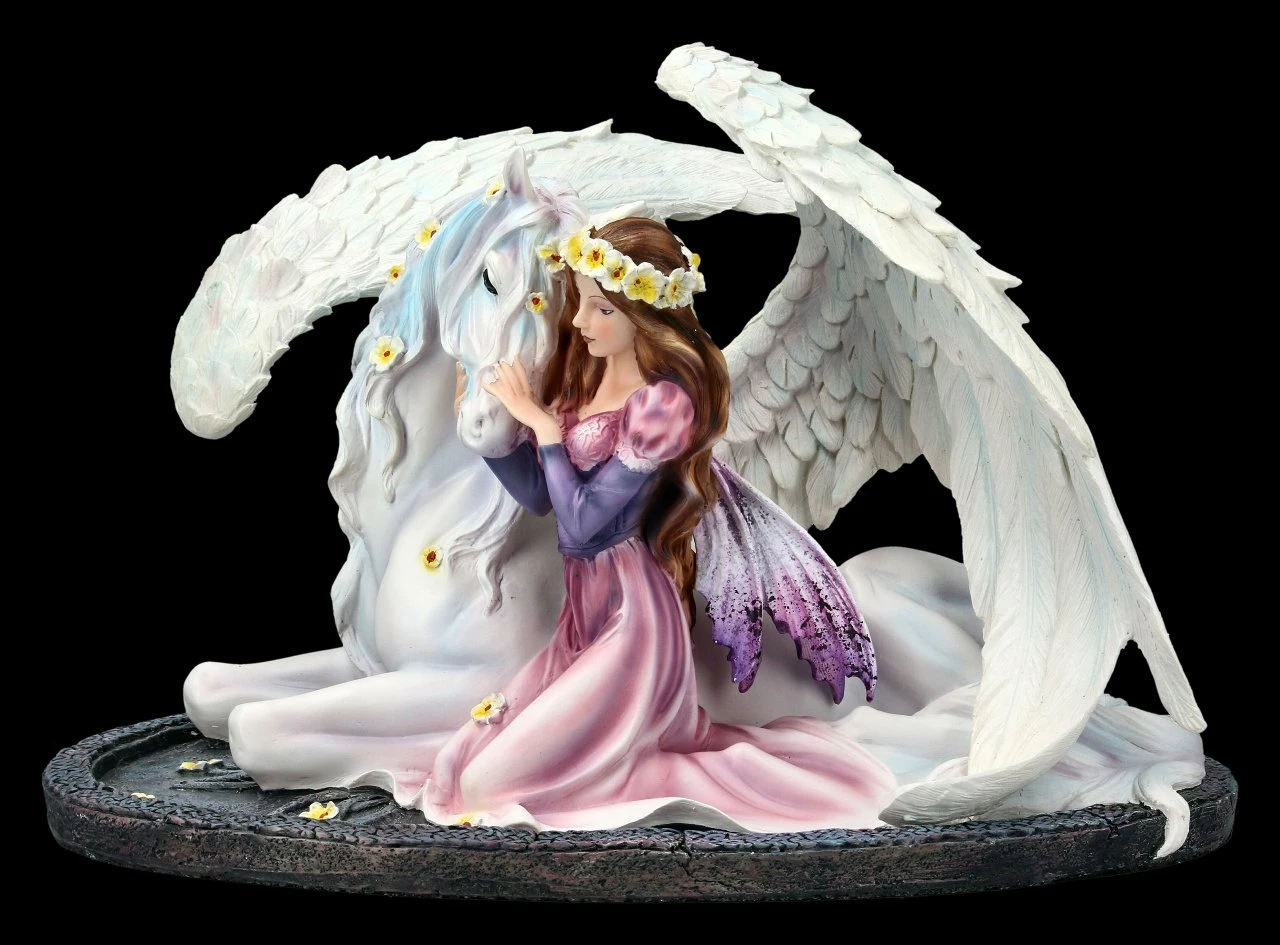Elfen Figur - Prinzessin Amalia Mit Pegasus – Bild 2