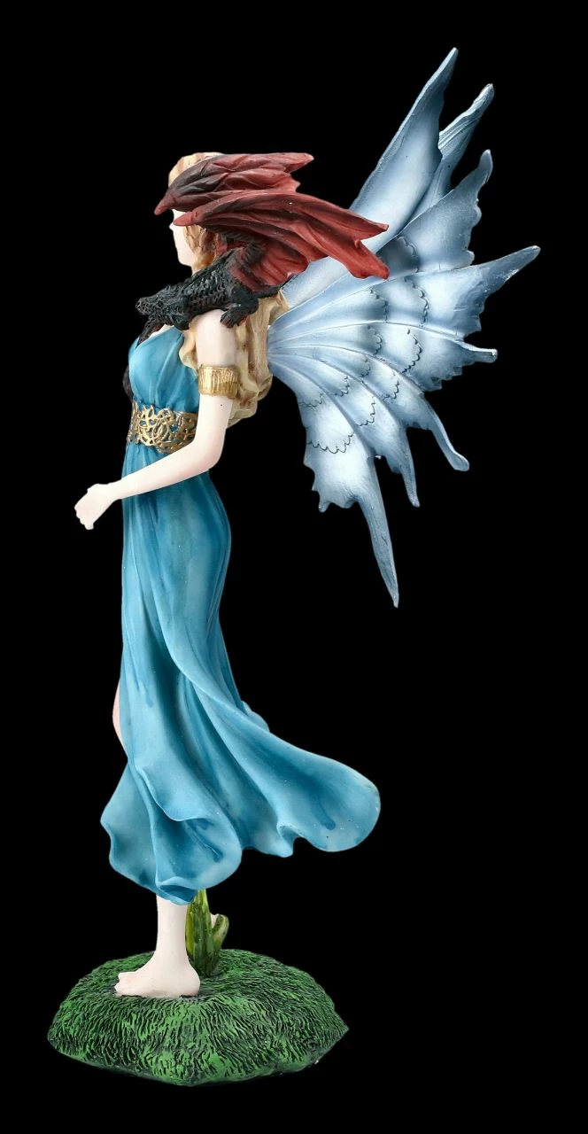 Elfen Figur - Kalia Mit Drache Auf Schulter – Bild 3
